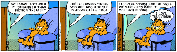 Komiksy garfield - komiks z dnia 03/01/1990