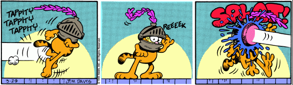 Komiksy garfield - komiks z dnia 29/03/1990